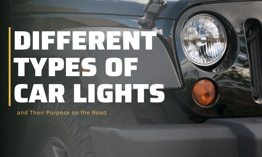 Different lights sale on a car