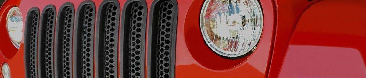 Snapklik.co : Hooke Road Black Front Grill esh Inserts Clip-in Honeycob Grille Guards For