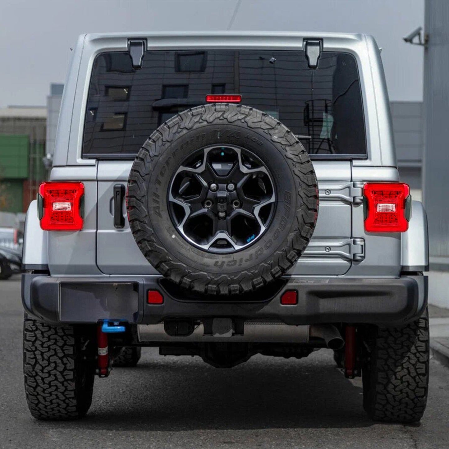 JK to JL Conversion Tail Lights - Red Lens For 07-18 Jeep Wrangler JK/ JKU(DOT Approved) | Amoffroad