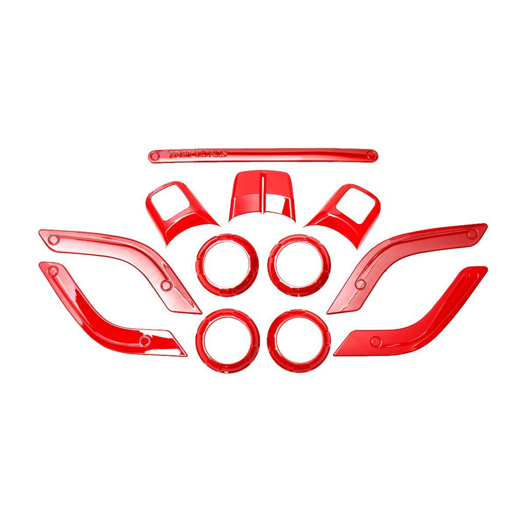 Red Copilot Interior Trim Kits for 11-18 Jeep Wrangler JK