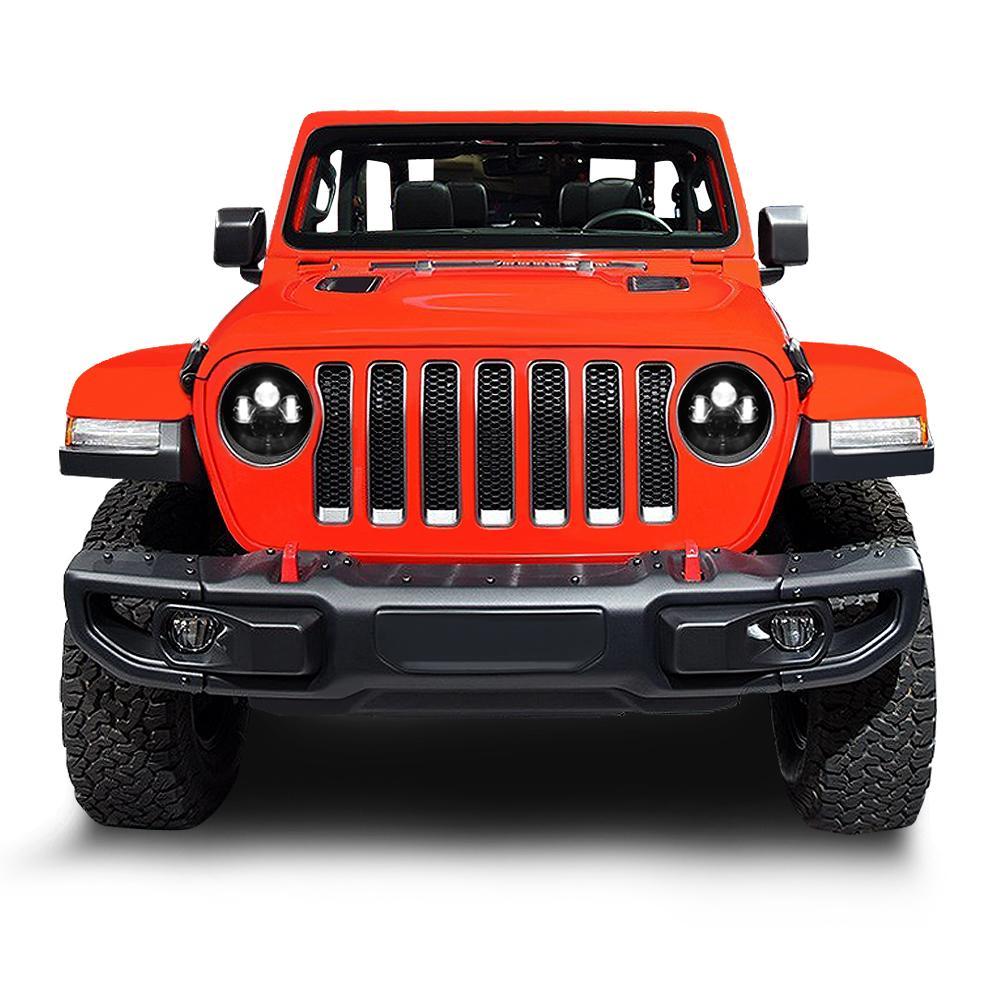 Jeep JL Smoked Lens LED Headlights