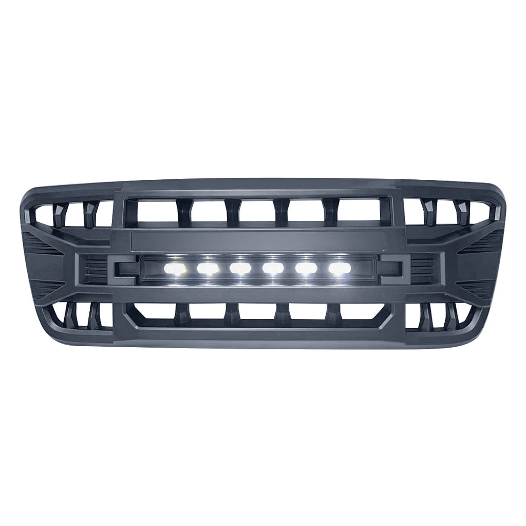 Armor Grille w/Off-Road Lights - Matte Black for 2004-2008 Ford F150