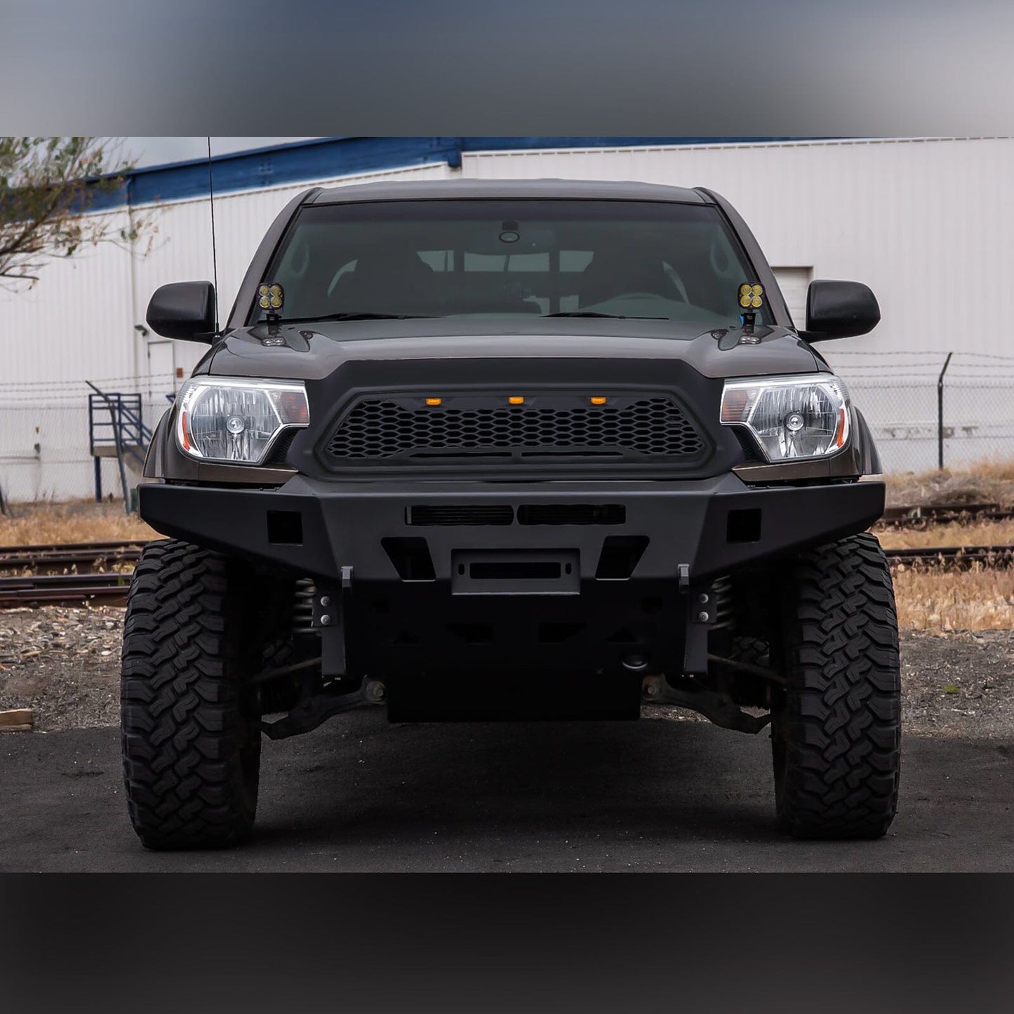 Front Mesh Grille W/ LED Lights For 2012-2015 Toyota Tacoma