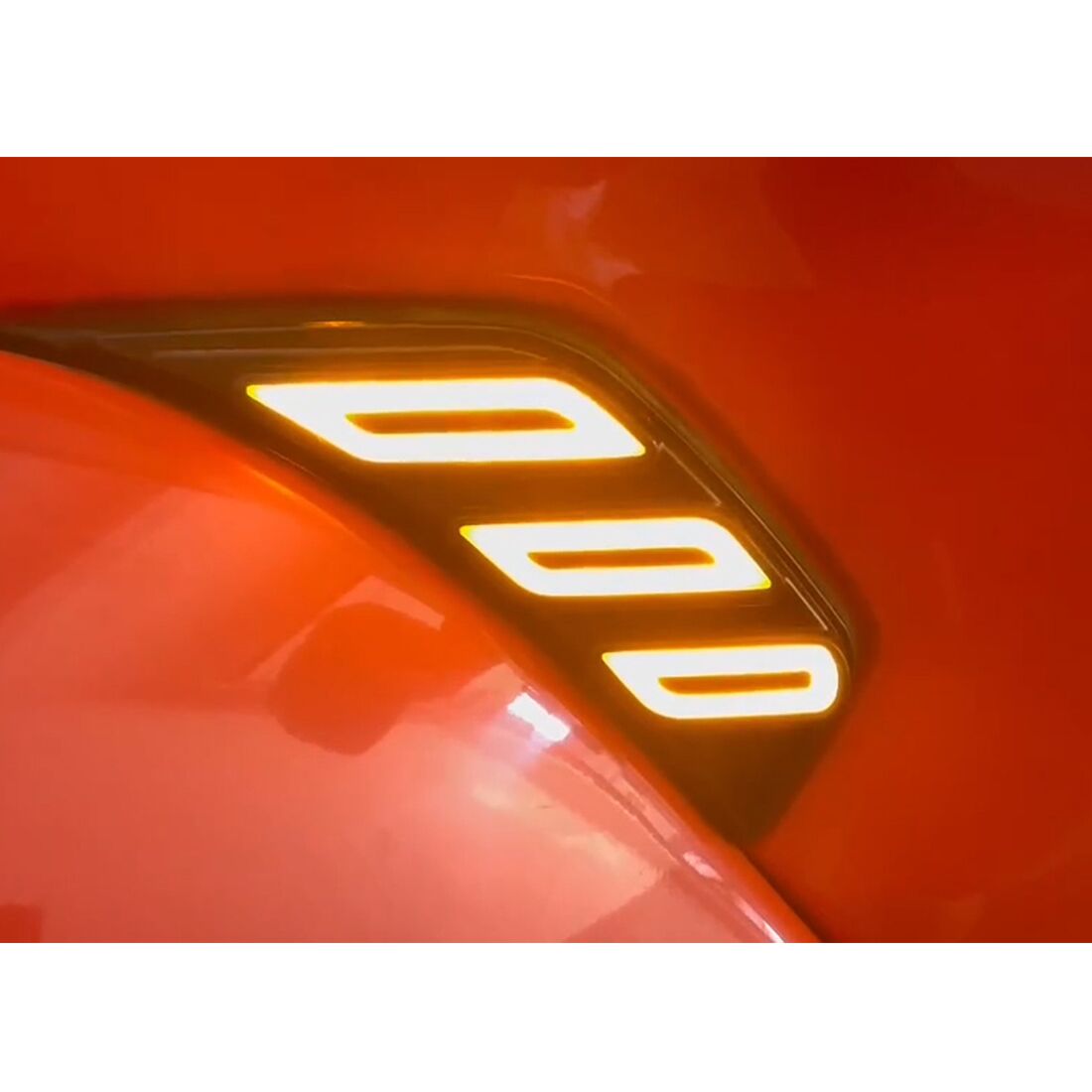 LED Front Fender Side Turn Signal for 18-21 Jeep Wrangler JL Gladiator JT