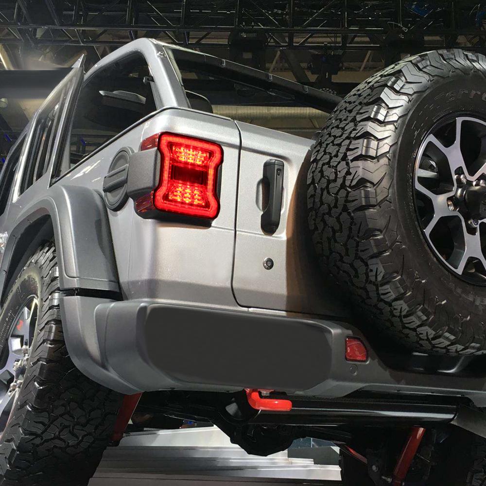 JK to JL Conversion Tail Lights - Clear Lens for 07-18 JEEP WRANGLER JK/ JKU(DOT Approved)