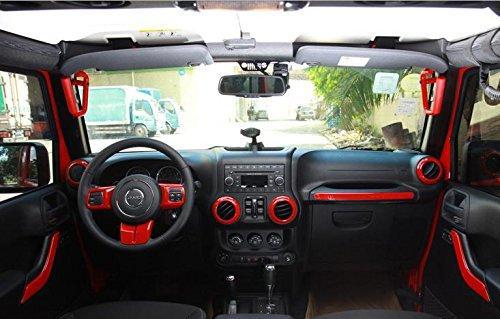 Jeep Wrangler Air Conditioning Vent Red Trim Kits