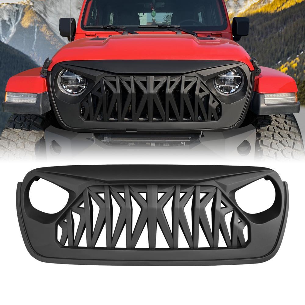 amoffroad jeep jl shark grille