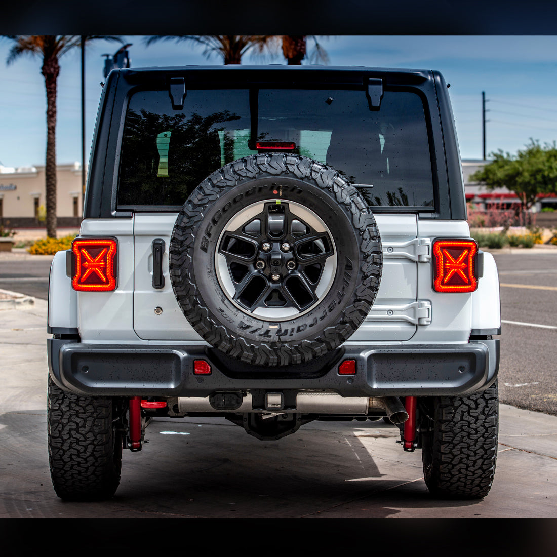 Smoked Arrow LED Tail Lights for 07-18 Jeep Wrangler JK/ JKU
