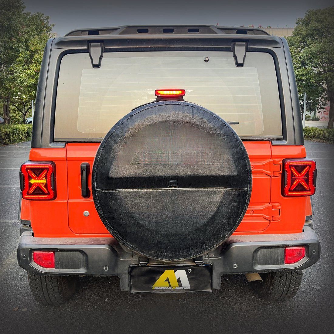 Smoked Arrow LED Tail Lights for 18+ Jeep Wrangler JL