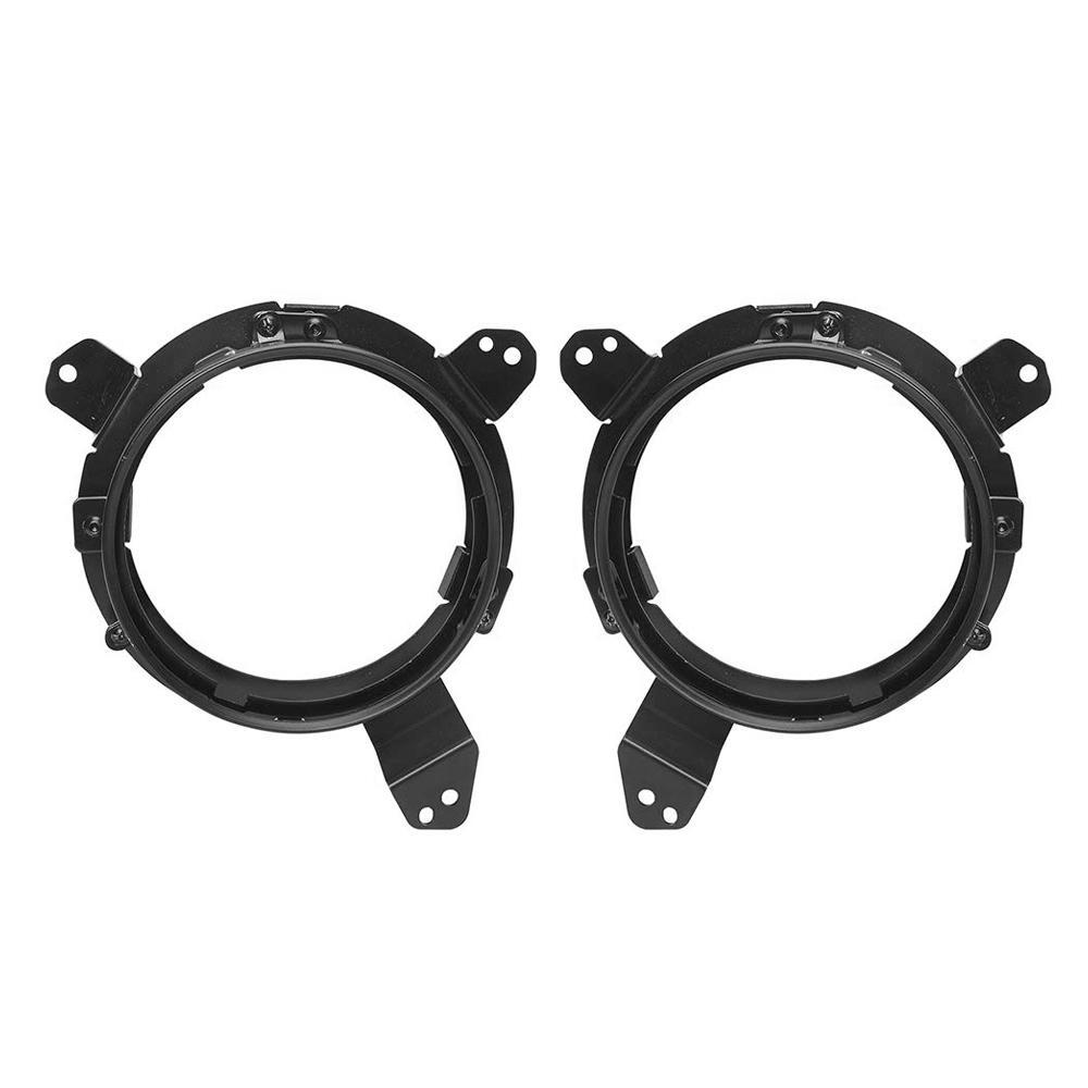 Jeep Wrangler JL Smoked Headlights & Shark Grilles Combo