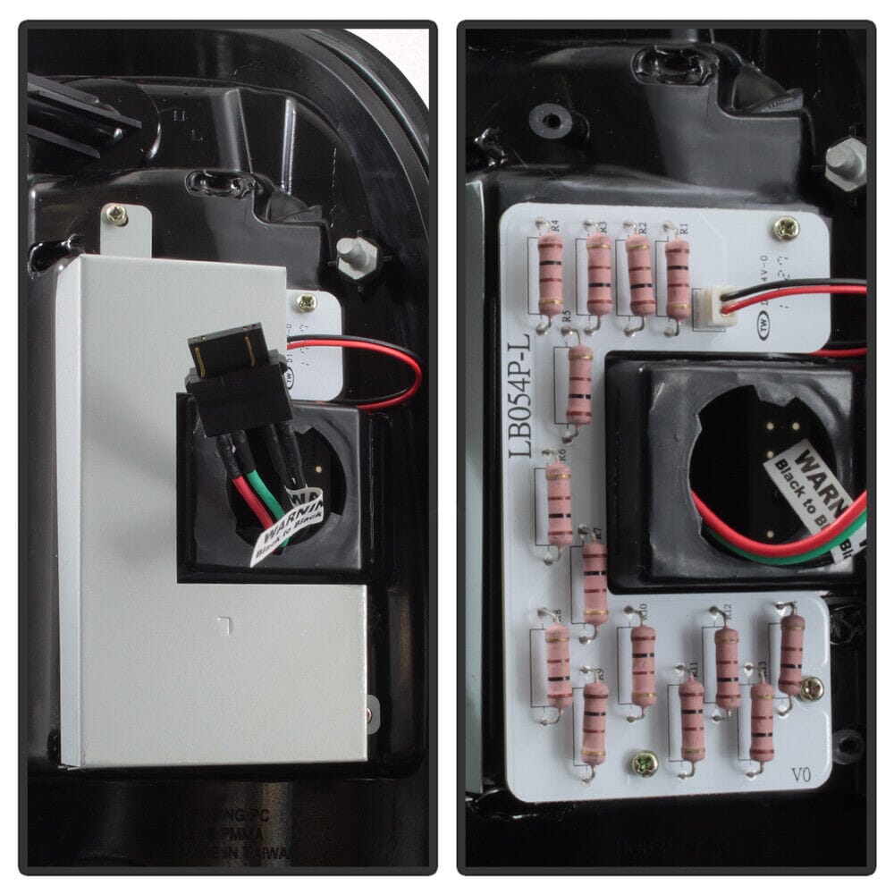 Smoked LED Tube Tail Lights For 2008-2016 Ford F250 F350 F450 F550