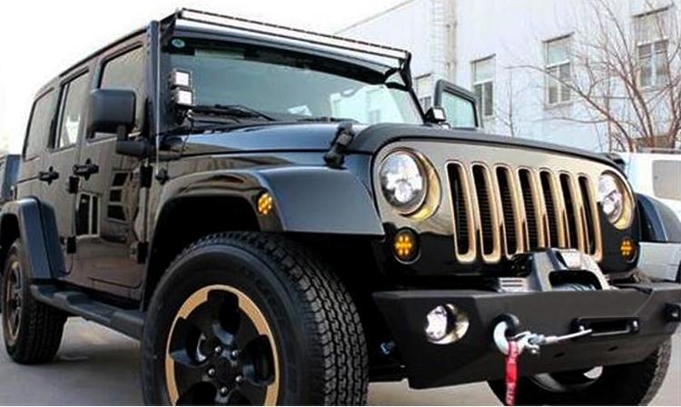 Jeep Wrangler Smoked Side Marker Lights