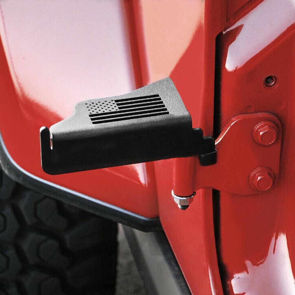 Jeep Wrangler JK JKU JL Flag Style Foot Pegs