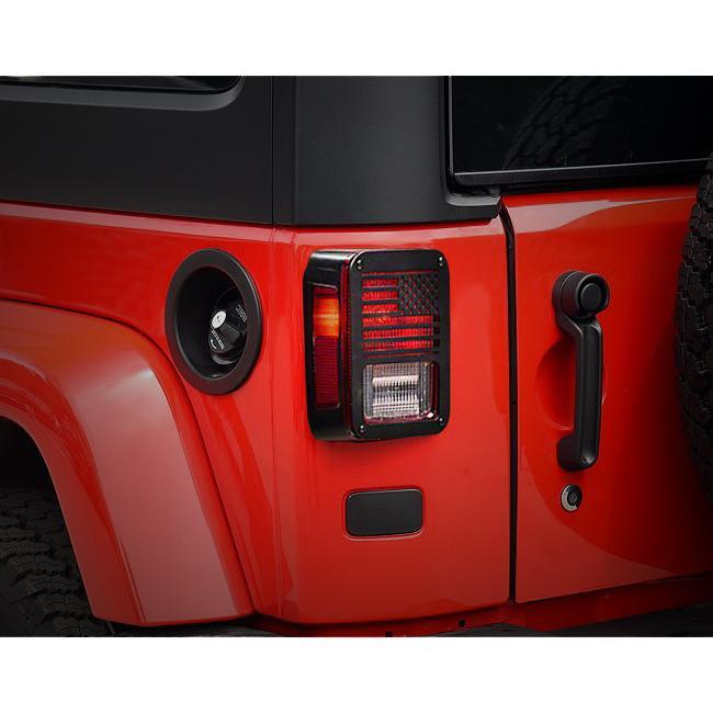 2016 jeep wrangler tail light outlet covers