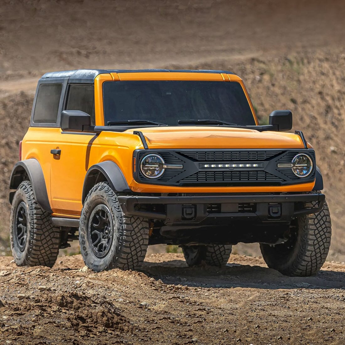 Tomahawk Grille w Off-Road Lights For 2021-2023 Ford Bronco