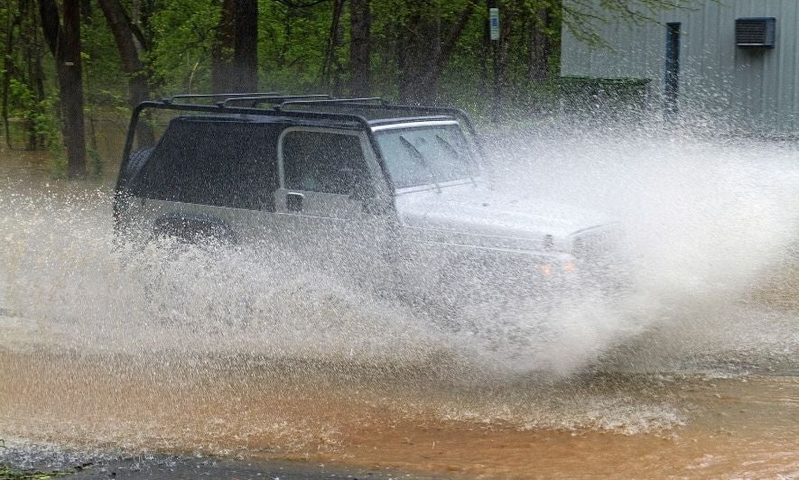 How To Drive Your Jeep Safely Through Thunderstorms