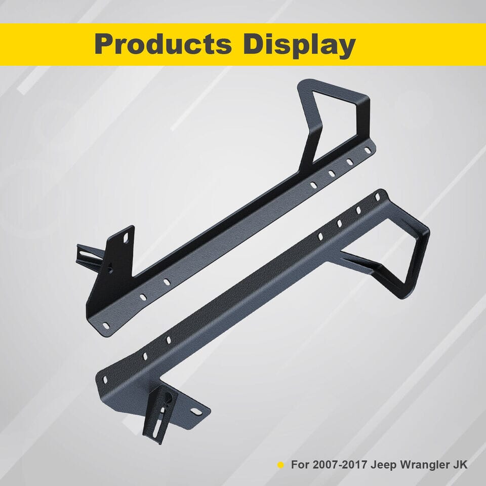 52 inch LED Light Bar Windshield Mount Bracket For Jeep Wrangler JK 52 inch LED Light Bar Windshield Mount Bracket For Jeep Wrangler JK