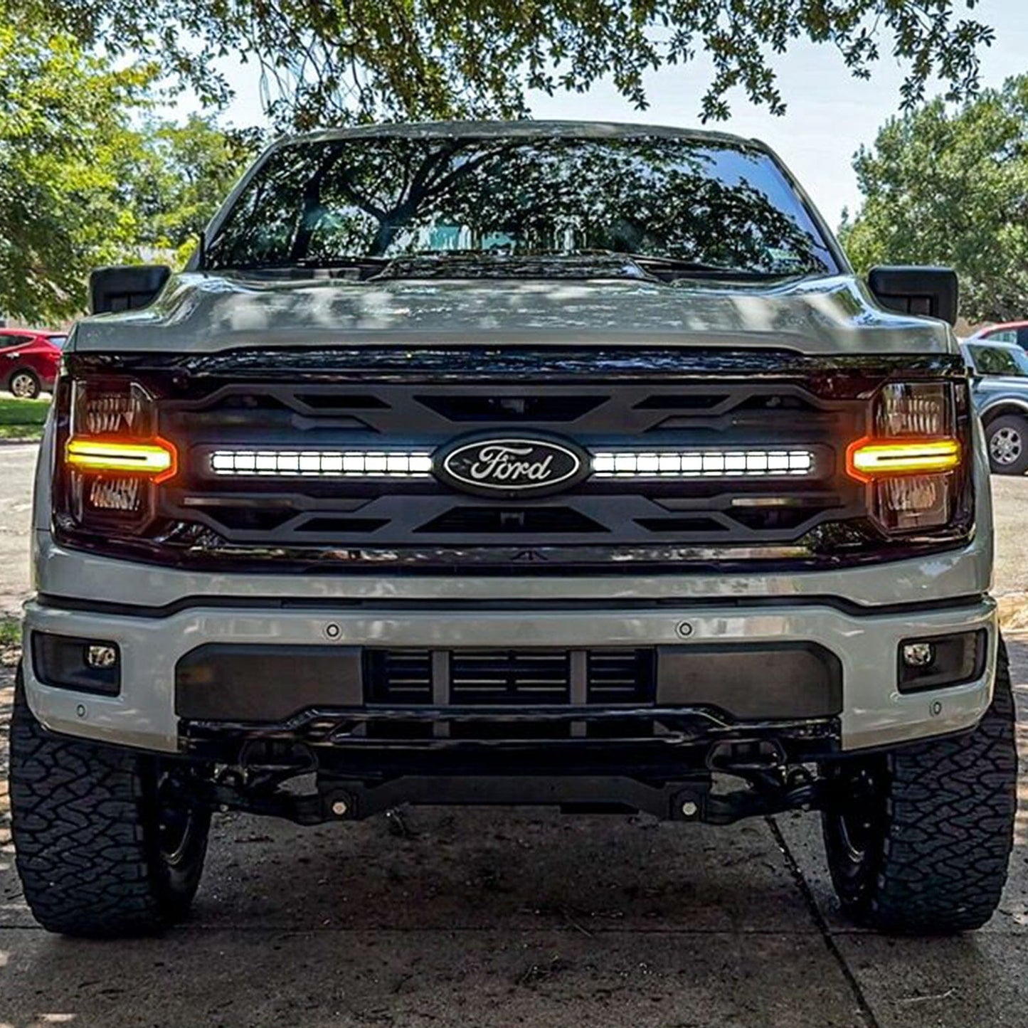 Armor Grille - Matte Black For 24+ Ford F150 XLT / STX