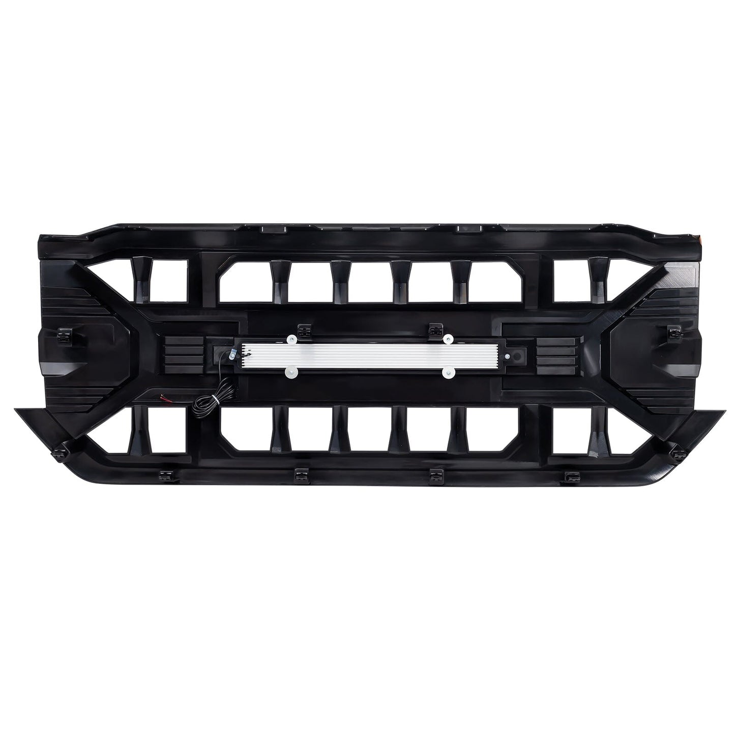 Armor Grille W/OFF-ROAD Lights - Chrome For 16-19 Silverado 1500| Amoffroad