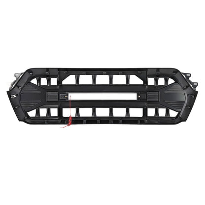 Armor Grille W/Off-Road Lights-Glossy Black For 2019-2024 Dodge Ram 1500 | Amoffroad