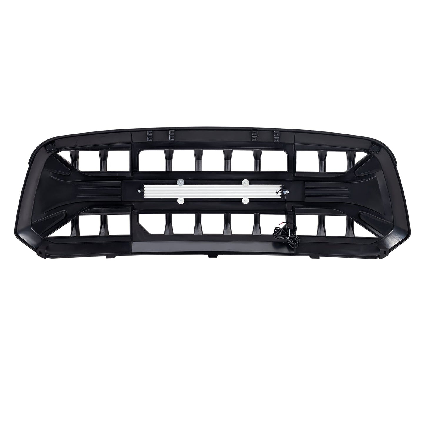 ARMOR Grille W/Off-Road Lights-Matte Black For 2013-2018 Dodge Ram 1500 |Amoffroad