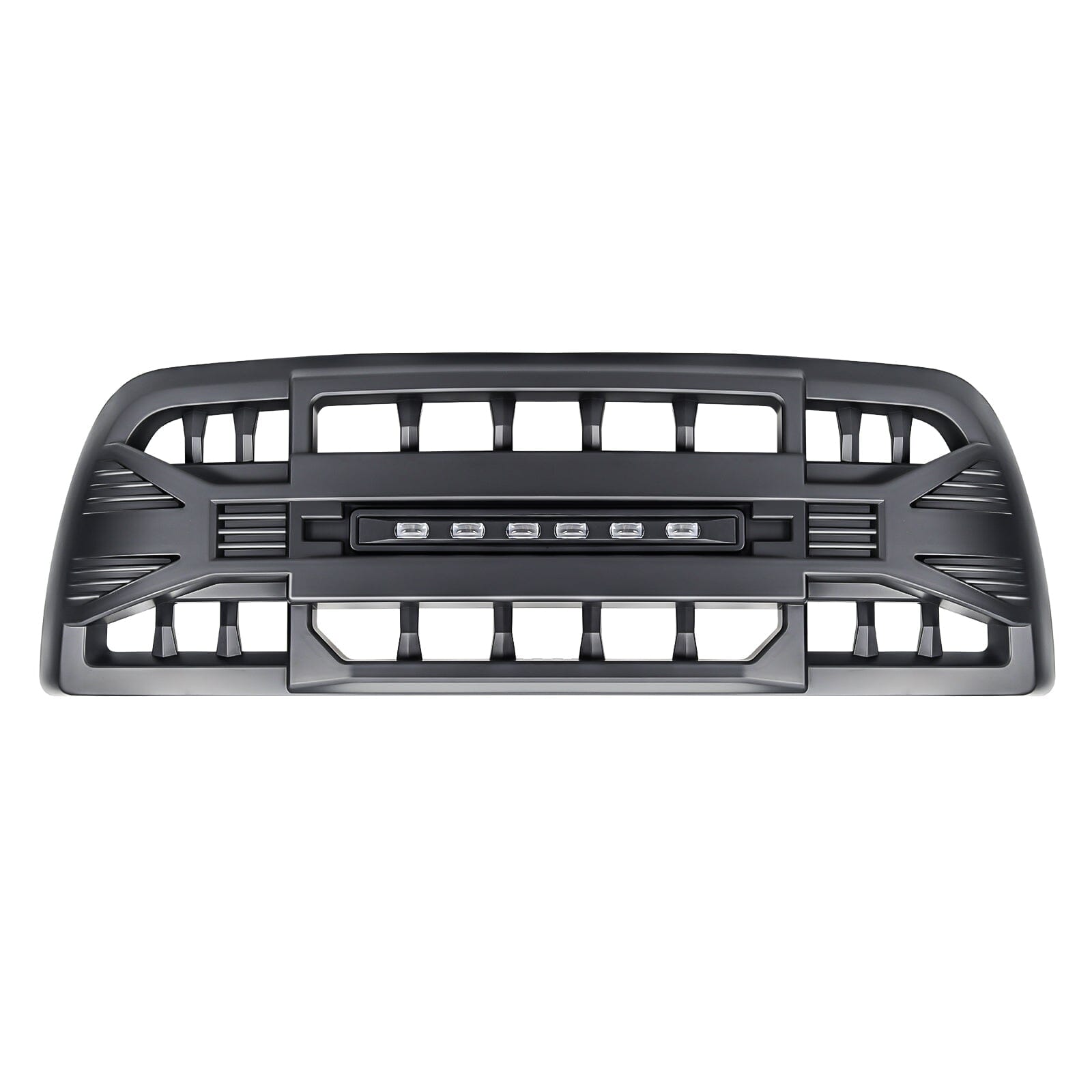 Armor Grille W/Off-Road Lights-Matte Black For 2013-2018 Dodge Ram 2500| Amoffroad