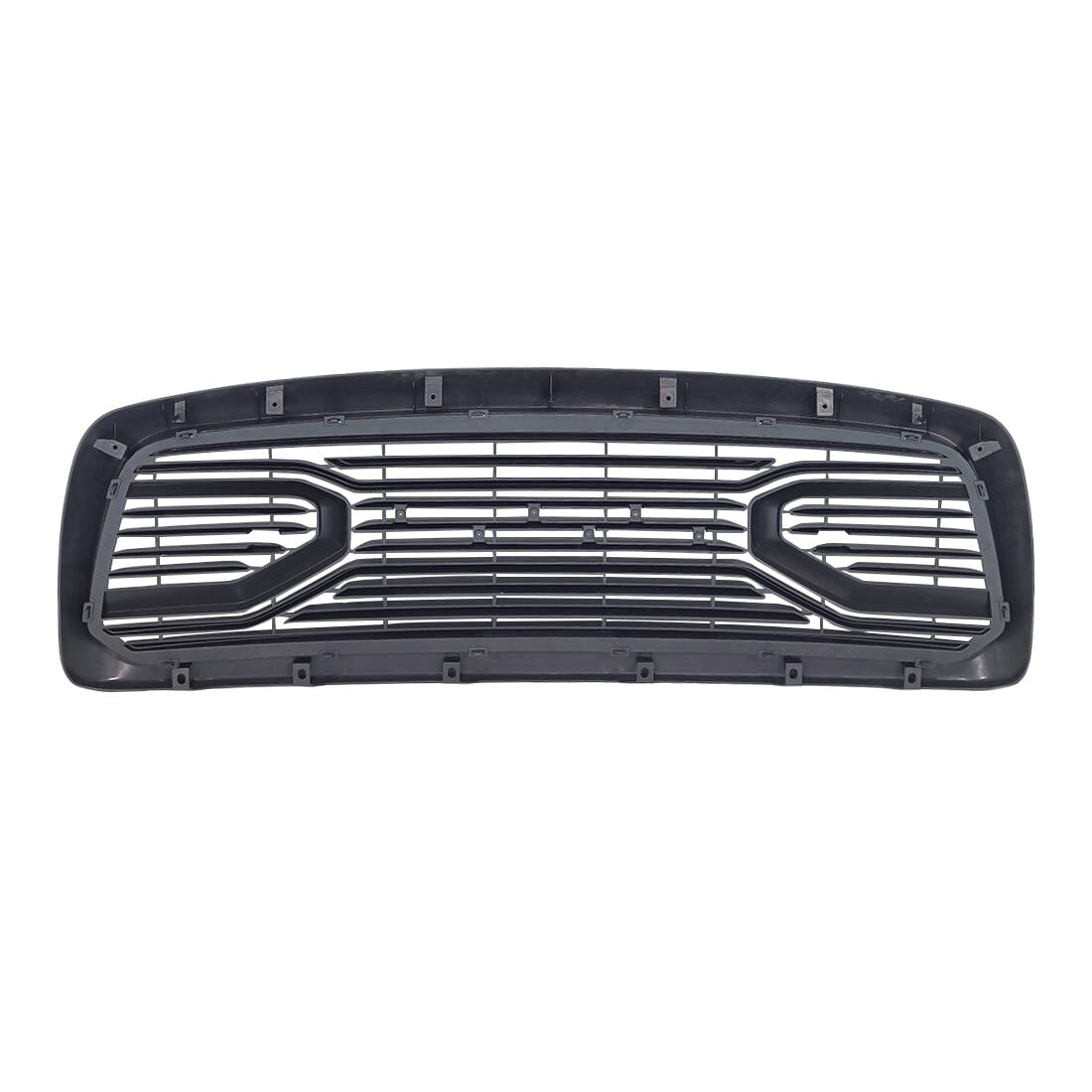 Big Horn Style Front Grille W/Amber-Matte Black For 2002-2005 Dodge Ram 1500| Amoffroad