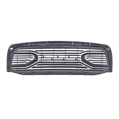 Big Horn Style Front Grille W/Amber-Matte Black For 2006-2008 Dodge Ram 1500|Amoffroad