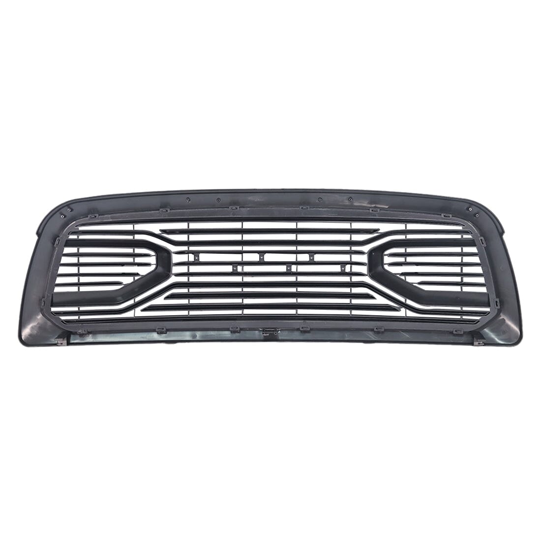 Big Horn Style Front Grille W/Amber-Matte Black For 2009-2013 Dodge Ram 1500|Amoffroad