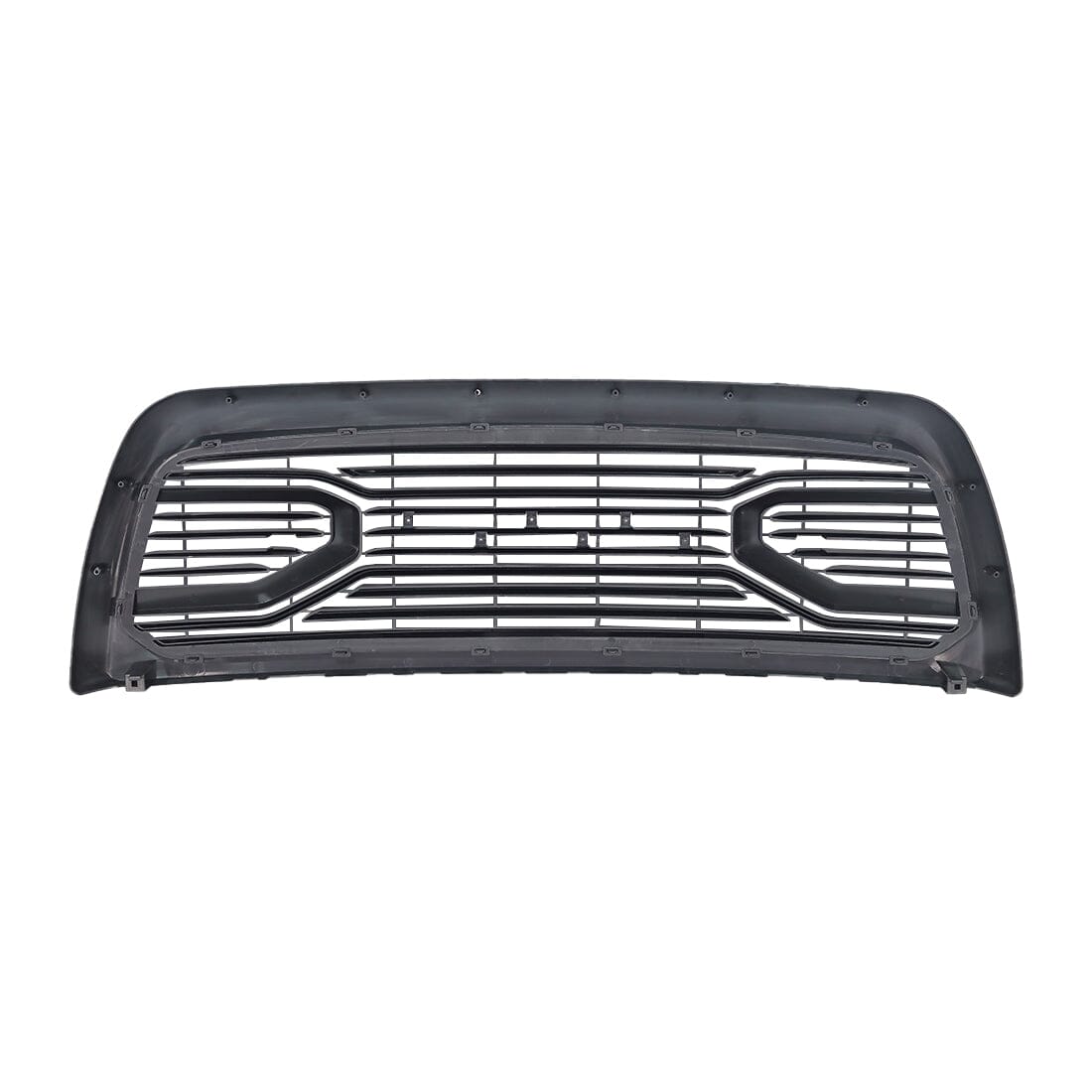 Big Horn Style Front Grille W/Amber-Matte Black for 2010-2019 Dodge Ram 2500| Amoffroad