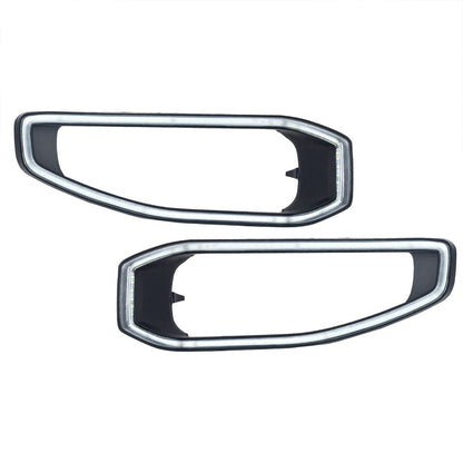 Bumper Cover DRL Lights w/ Turn Signal For 18+ Jeep Wrangler JL & Gladiator JT | Amoffroad