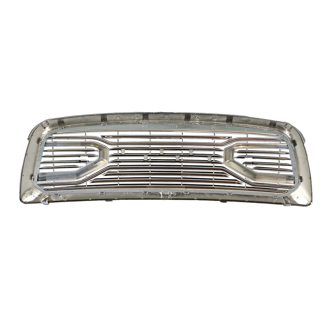 Chrome Big Horn Style Front Grille W/Amber For 2009-2013 Dodge Ram 1500| Amoffroad