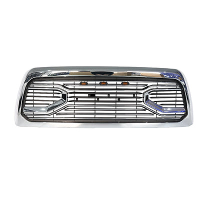 Chrome Big Horn Style Front Grille W/Amber for 2010-2019 Dodge Ram 2500| Amoffroad