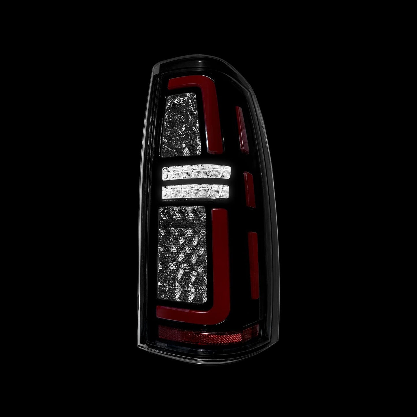 Chrome LED Tail Lights-Clear Lens for 99-06 Chevy Silverado & 99- 02 GMC Sierra 1500 2500 3500(DOT Approved) | Amoffroad