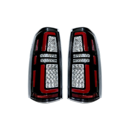 Chrome LED Tail Lights-Clear Lens for 99-06 Chevy Silverado & 99- 02 GMC Sierra 1500 2500 3500(DOT Approved) | Amoffroad