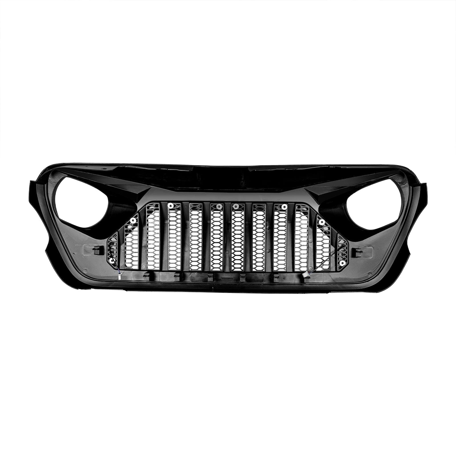 Gladiator Vader Grille W/ LED DRL and Turn Signals - Matte Black For 18+ Jeep Wrangler JL & Gladiator JT | Amoffroad