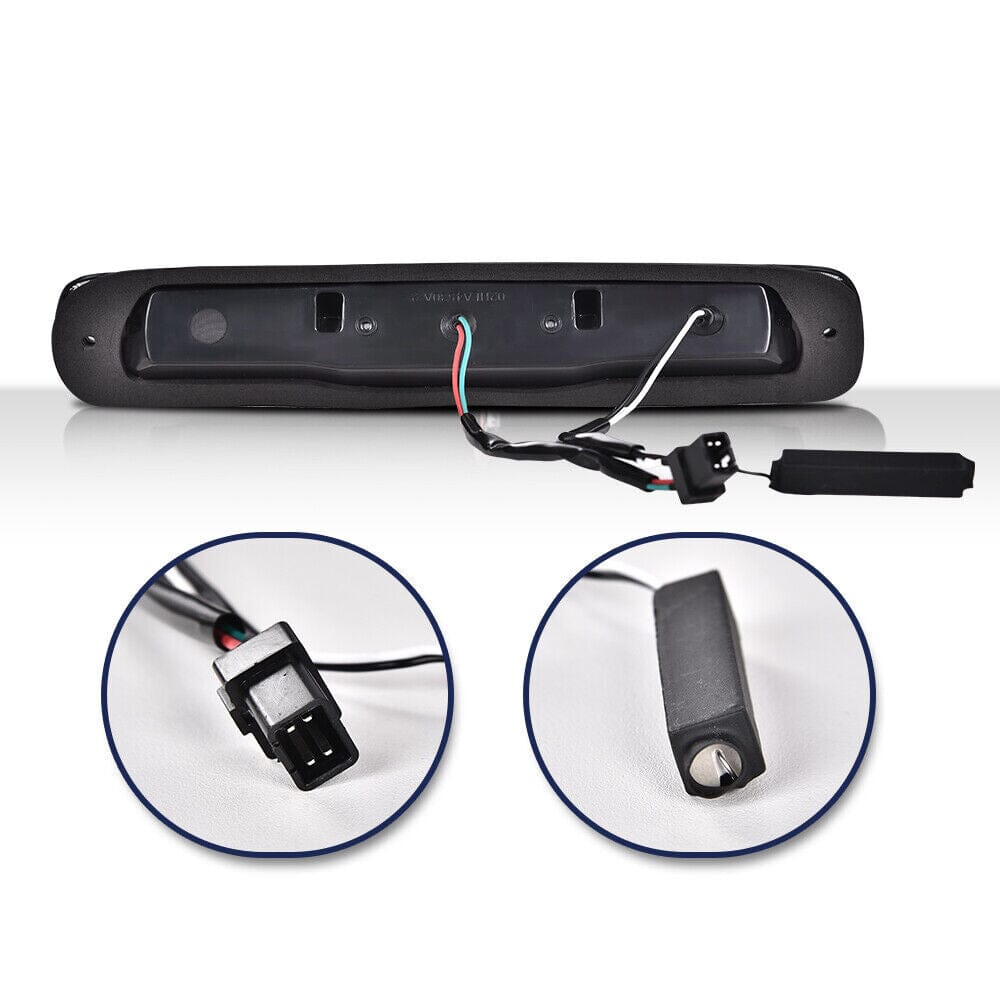 High Mount 3rd Brake Light (CHMSL) For 1999-2007 Chevy Silverado & GMC Sierra - Black Housing