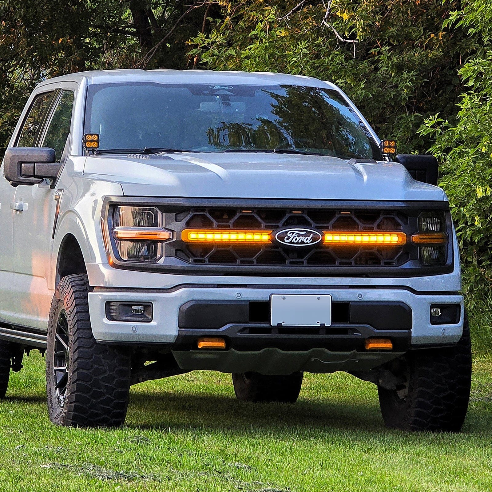 AMERICAN MODIFIED LED DRL w/ Sequential Turn Signal For 24+ Ford F150 ...