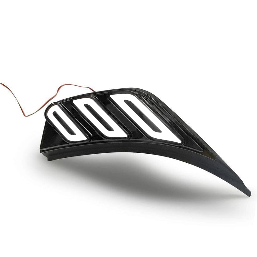 LED Fender Side Marker Lights DRL Dynamic Sequential Turn Signal for 18-22 Jeep Wrangler JL & Gladiator JT丨Amoffroad