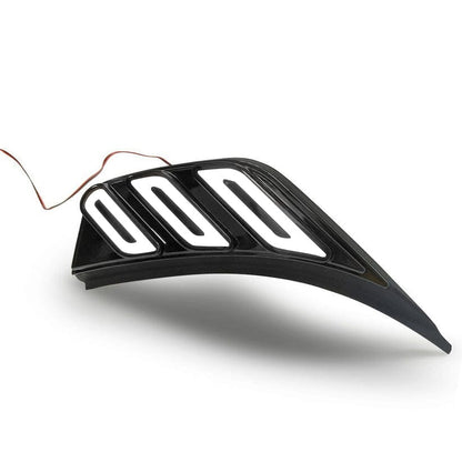 LED Fender Side Marker Lights DRL Dynamic Sequential Turn Signal for 18-22 Jeep Wrangler JL & Gladiator JT丨Amoffroad