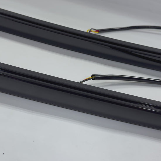 Smoked LED Amber Lights w/ Sequential Turn Signal For 2024+ Ford F-150 King Ranch/ Platinum | Amoffroad