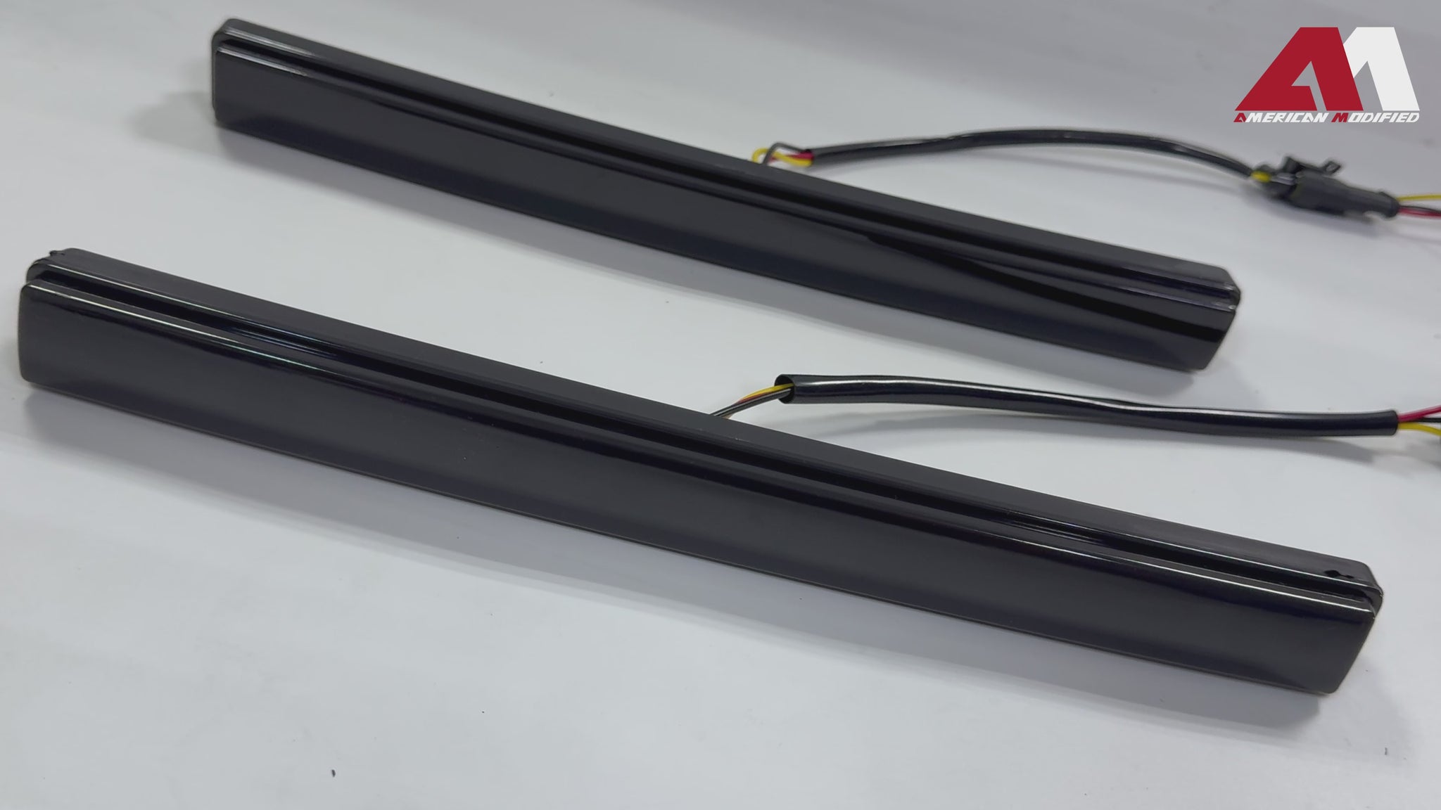 Smoked LED Amber Lights w/ Sequential Turn Signal For 2024+ Ford F-150 King Ranch/ Platinum | Amoffroad