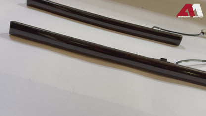 Smoked LED Grille Amber Lights W/ Sequential Turn Signal For 2024+ Ford F150 XLT | Amoffroad