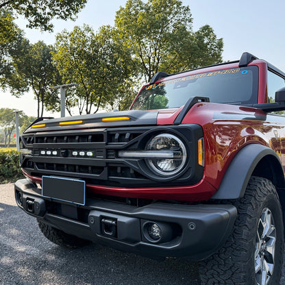Protector Stone Guard W/ Amber LED Lights For 21+ Bronco | Amoffroad