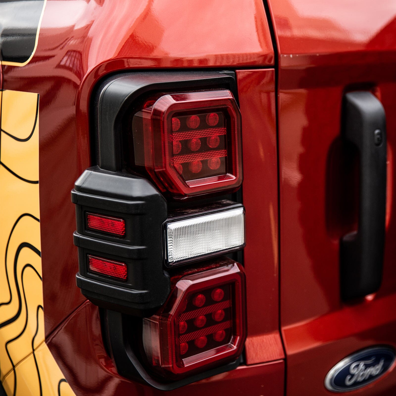 Raptor Style LED Tail Lights w/Starting Animation For 2021-2023 Ford Bronco | Amoffroad