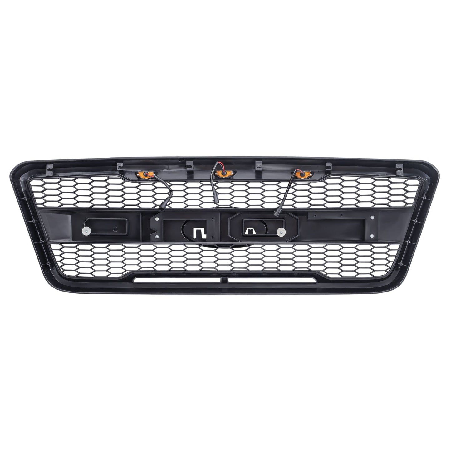 Raptor Style Mesh Grille W/Drl & Turn Signal Lights Labeled Brackets For 2004-2008 Ford F150| Amoffroad