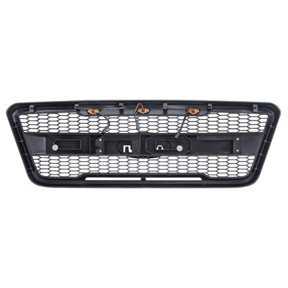 Raptor Style Mesh Grille W/Drl & Turn Signal Lights Labeled Brackets For 2004-2008 Ford F150| Amoffroad