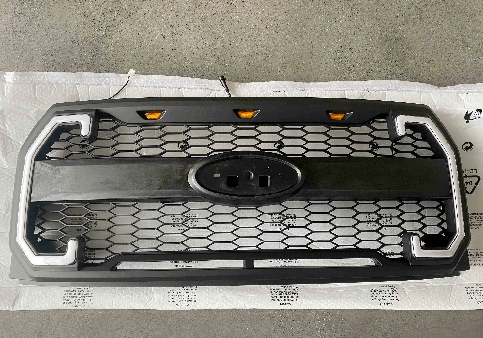 AMFMAA00124 American Modified Raptor Style Grille w/ DRL for 09-14 F-150 AMFMAA00124 American Modified Raptor Style Grille w/ DRL for 09-14 F-150