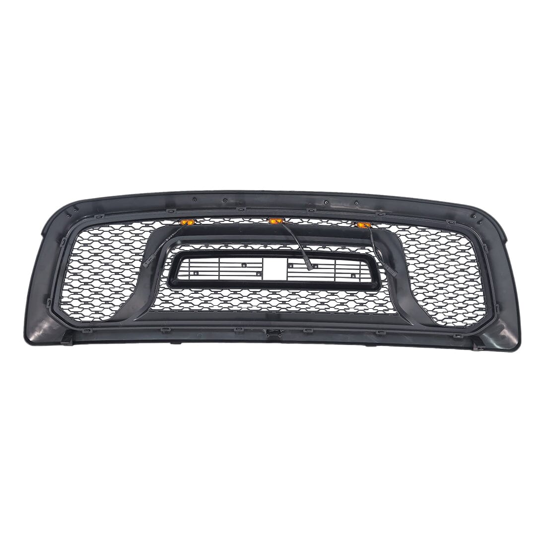 Rebel Style Front Grille W/Amber Led Lights For 2009-2013 Dodge Ram 1500| Amoffroad