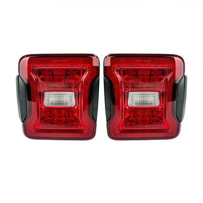 Red Lens LED Tail Lights For 18+ Jeep Wrangler JL | Amoffroad